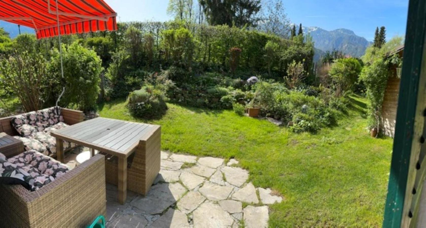 גרוסגמיין Wohnung 5 Mit Garten Und Sonniger Terrasse מראה חיצוני תמונה